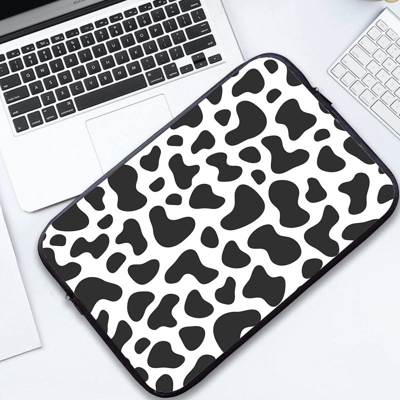 SAPOY Laptop Sleeve Case Cow Print Notebook Computer Cover Bag Compatible 13-15 Inch Laptop - Image 4